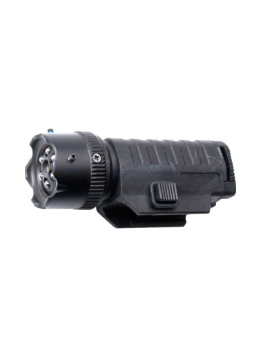 Lampe Led / Laser tactique Avec Rail