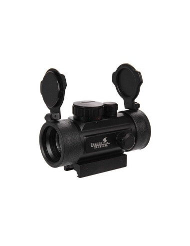 Point Rouge-Vert 30mm Ris Alu Noir  -...