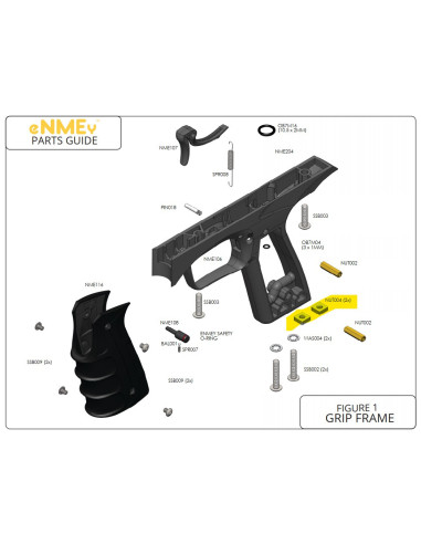 Boulon interne de Poignée - Bottom...