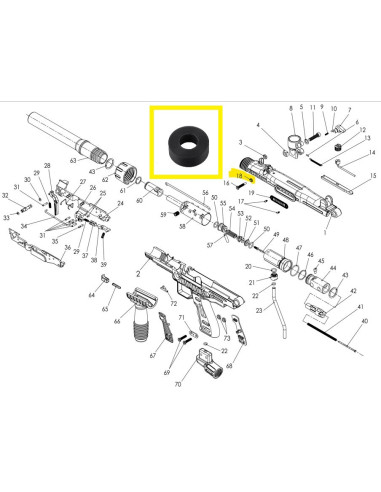 Plastic Washer simple Poignée FT12-FT50