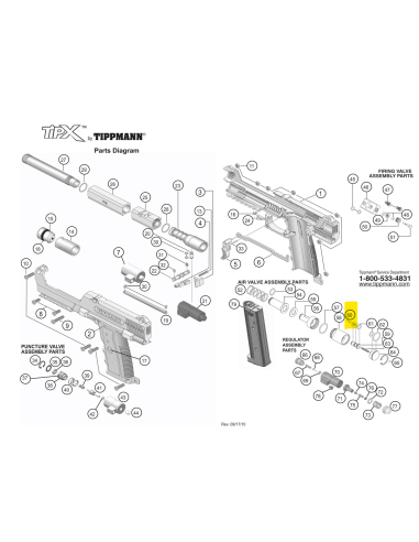 Tippmann TPX T19-Valve Spool O-Ring...