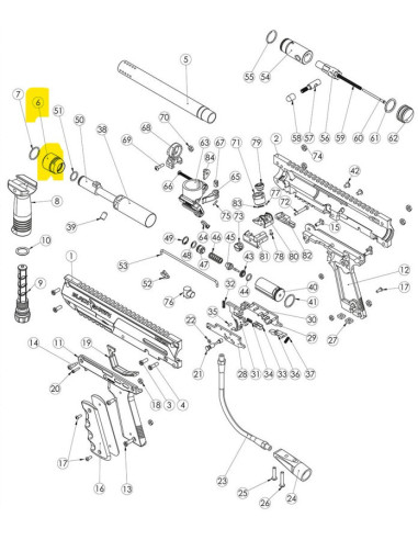 Barrel Thread Adapteur pour SW1...