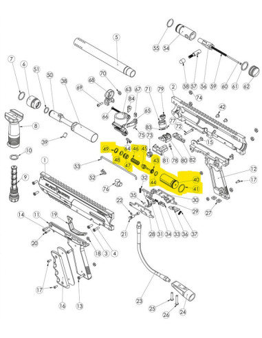 Valve complete SW1 - Valken