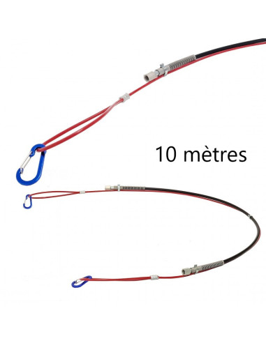 Flexible HP 10 m + cable anti fouet -...