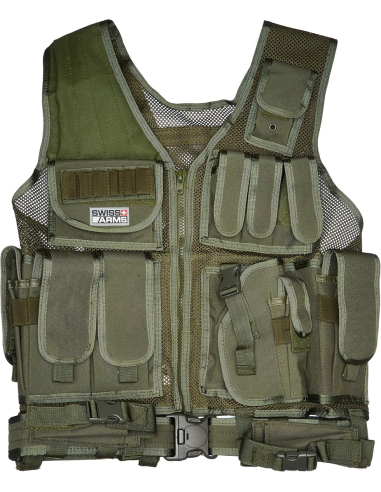 Veste tactique Airsoft Olive BT4 -...