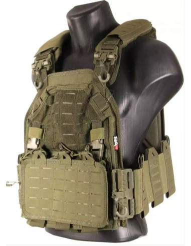 Veste tactique Porte Plaque Airsoft...