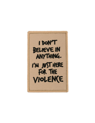 Patch Here for Violence Embroidered...
