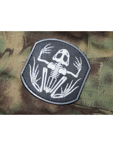Patch Seal Skull Frog PVC Velcro -...
