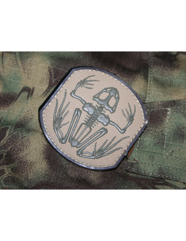 Patch Seal Skull Frog PVC Velcro -...