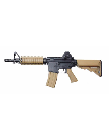 Colt M4A1 CQBR Noir et Tan AEG - Complet