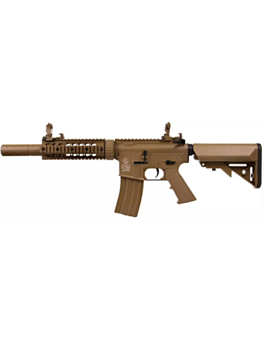 Colt M4 Silent OPS AEG Tan Fibre -...