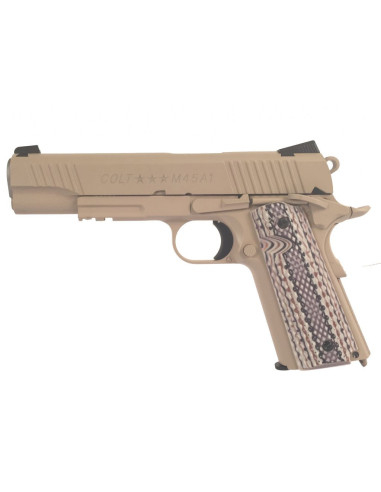 Colt 1911 M45A1 TAN culasse metal...