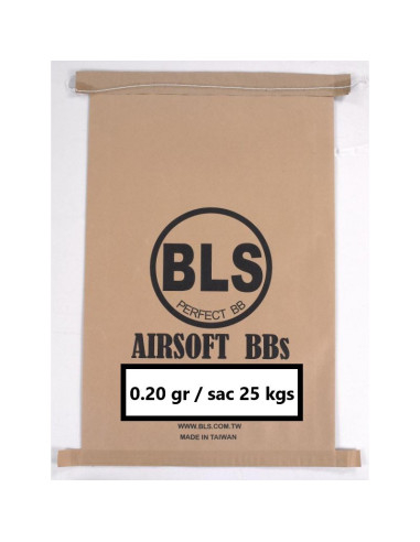 Sac de 25 Kg - Billes Airsoft 0.20gr...
