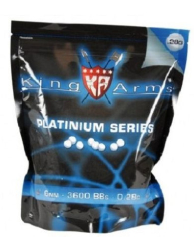 Billes 0.28gr Blanche - King Arms...