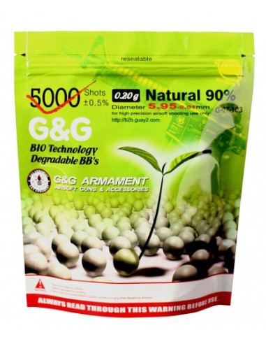 Billes BIO 0.20gr Blanche - G et G -...