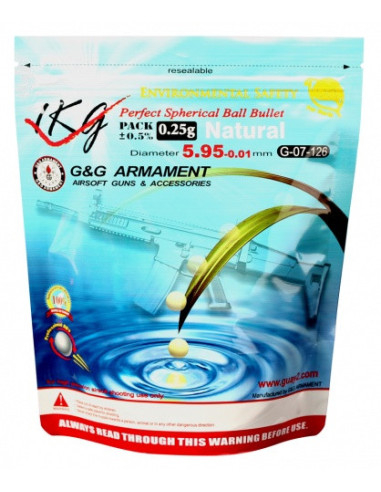 Billes BIO 0.25gr Blanche - G et G -...