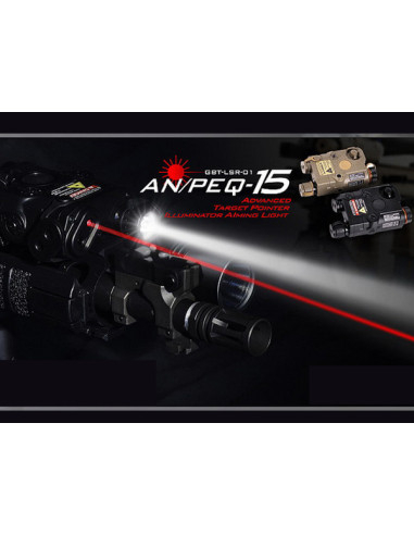 Boitier AN-PEQ 15 Lampe tact  Laser...