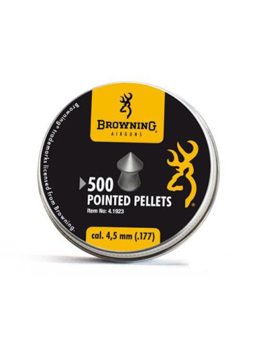 Plombs 4.5 mm Browning Tête pointue...