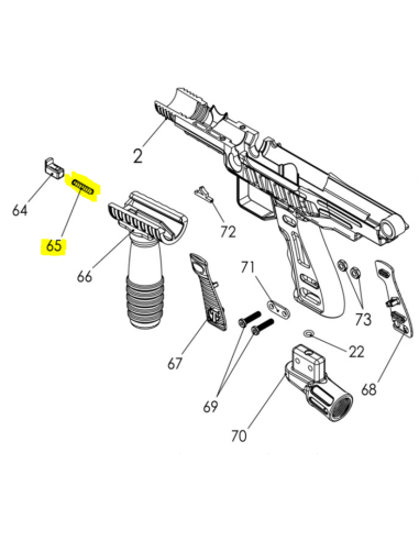 FT-12 - Ressort de bouton de poignée...
