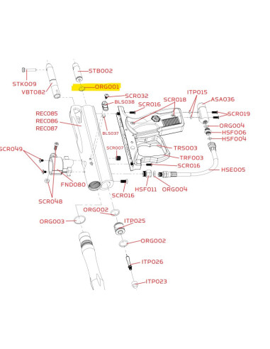 Joint de Marteau ORG001 Spyder...