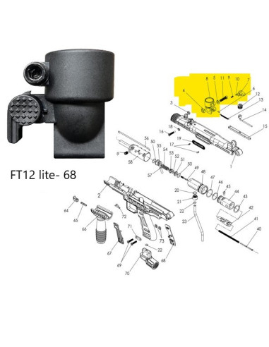 FT12 LITE - Feed Elbow complet - TA45212