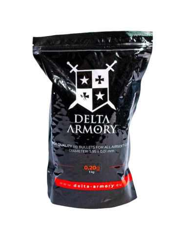 Billes Airsoft 0.20gr Blanche - Delta...