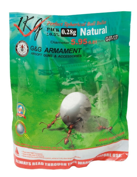 Billes 0.28gr Blanches...