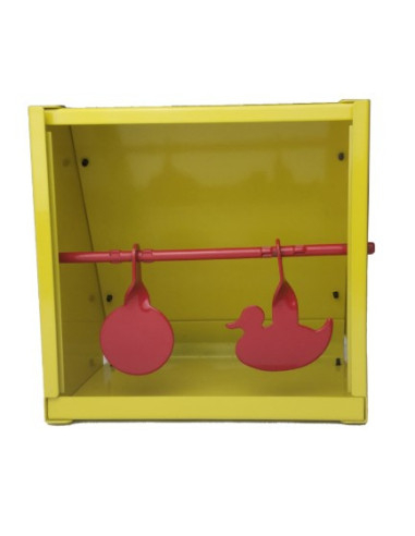 Cible carré avec 2 mobiles métal  4.5...