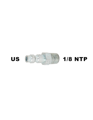 Adaptateur acier HPA/PCP 1/8 NPT avec...