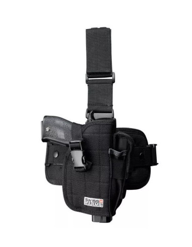 Holster de cuisse gauche noir - Swiss...