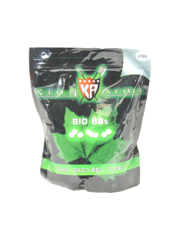 Billes BIO 0.28gr Blanches - King...