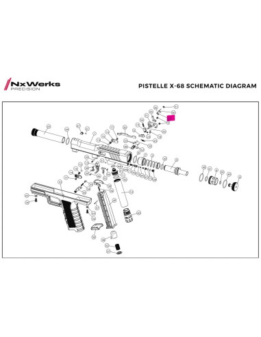 2.5*6 PIN Original - Pistelle X68 -...