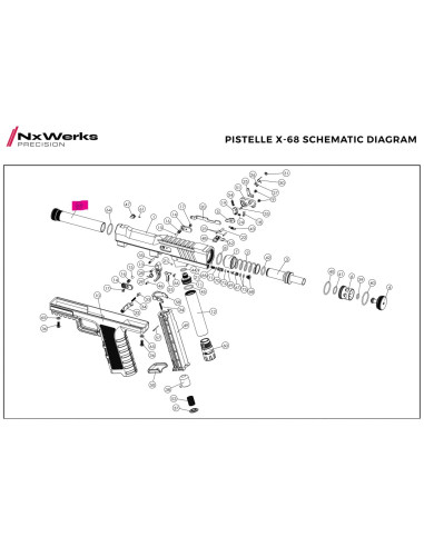 Barrel Original - Pistelle X68 - NX...