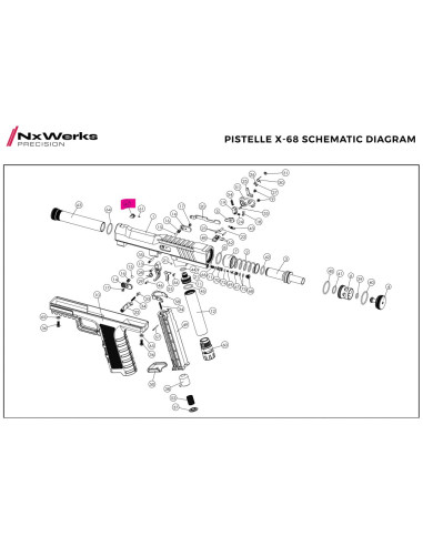 Front sight Original - Pistelle X68 -...