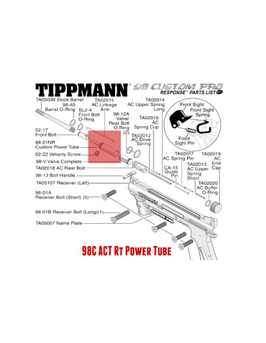 Powertube 98C ACT Rt-70353 -SW1 23778...