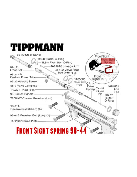 Front Sight spring 11729
