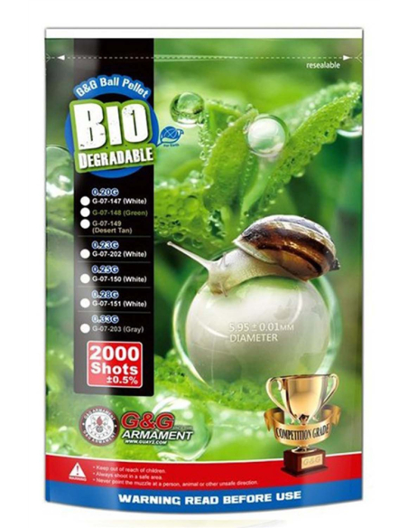 Billes BIO 0.33gr Grey - G...