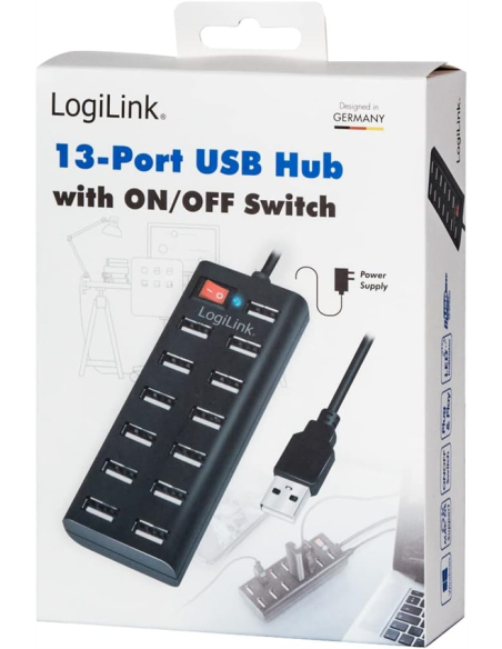 Chargeur HUB USB Logilink...