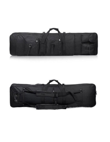 Housse Fusil - 120 cm - Noire- Delta...