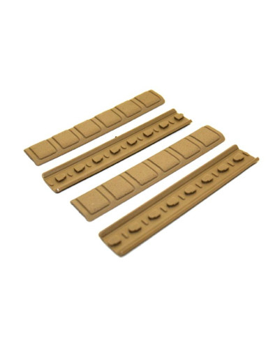 Pack 4 Couvres Rails Keymod Gomme...