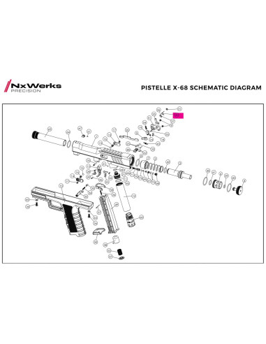 Rod Spring Original - Pistelle X68 -...