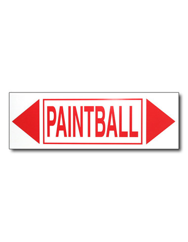 Panneau Paintball+Fleches