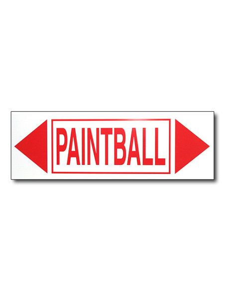 Panneau Paintball+Fleches