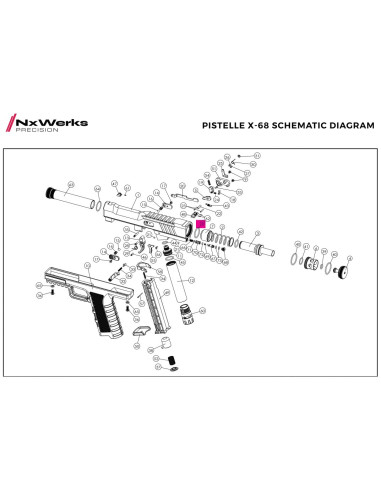 AS019 Oring Original - Pistelle X68 -...