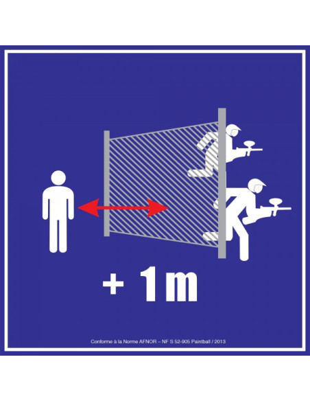 Panneau AFNOR NF  Distance...