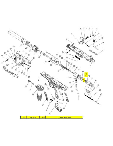 Joint de marteau FT 98 A5 SW1 BT4-11711
