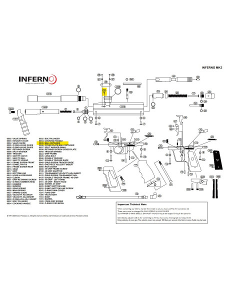 Retenteur bille Inferno