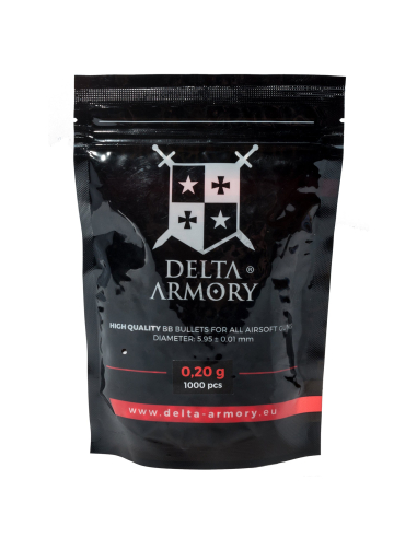 Billes Airsoft 0.20gr Blanche - Delta...