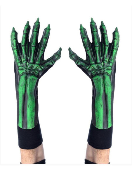 Gants Halloween Squelette...