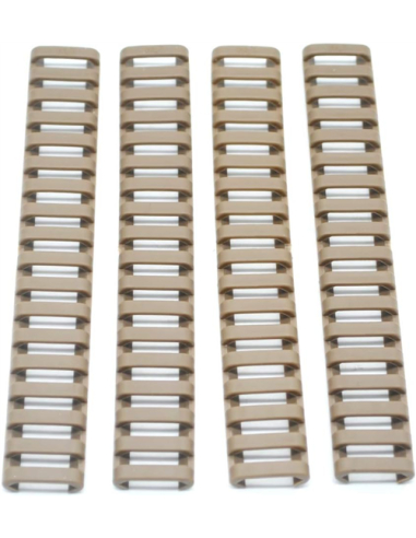 Pack 4 Couvres Rails souple  - Tan -...